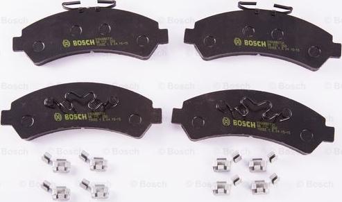 BOSCH 0 986 BB0 731 - Brake Pad Set, disc brake autospares.lv