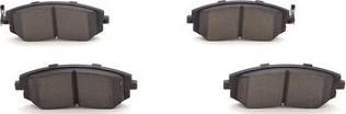 BOSCH 0 986 T11 049 - Brake Pad Set, disc brake autospares.lv