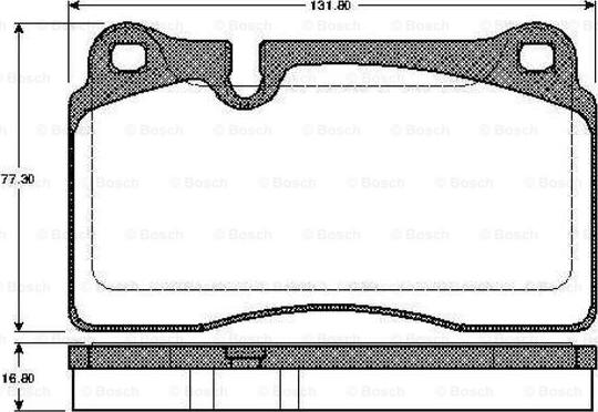 ATE 604833 - Brake Pad Set, disc brake autospares.lv