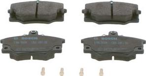 BOSCH 0 986 TB2 006 - Brake Pad Set, disc brake autospares.lv