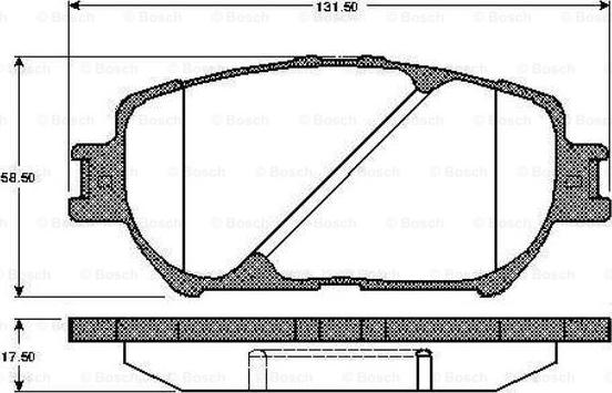 Jurid 572553J-D - Brake Pad Set, disc brake autospares.lv