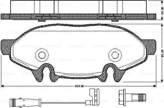 Mercedes-Benz N0034207910 - Brake Pad Set, disc brake autospares.lv
