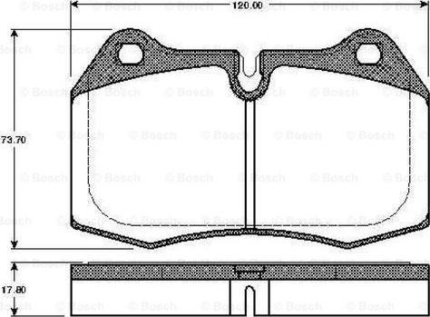 Metelli 822-645-0 - Brake Pad Set, disc brake autospares.lv