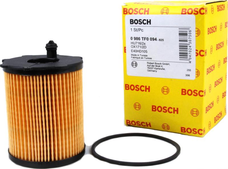 BOSCH 0 986 TF0 094 - Oil Filter autospares.lv