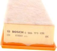 BOSCH 0 986 TF0 038 - Air Filter, engine autospares.lv