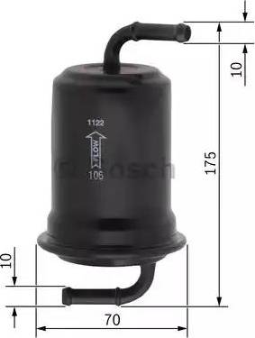 BOSCH 0 450 905 957 - Fuel filter autospares.lv