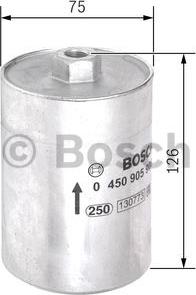 BOSCH 0 450 905 906 - Fuel filter autospares.lv