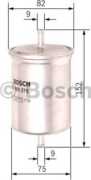 BOSCH 0 450 905 275 - Fuel filter autospares.lv