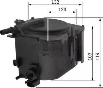 BOSCH 0 450 906 471 - Fuel filter autospares.lv