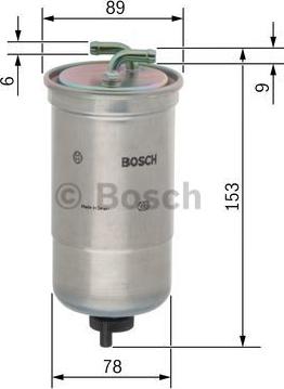 BOSCH 0 450 906 172 - Fuel filter autospares.lv