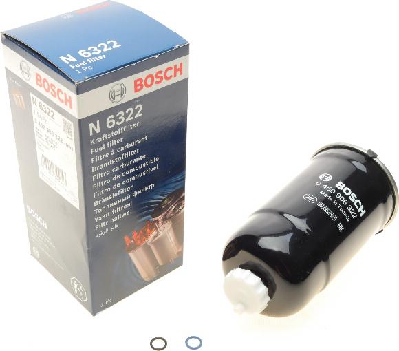 BOSCH 0 450 906 322 - Fuel filter autospares.lv