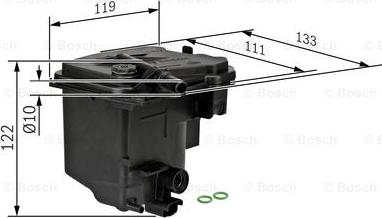 BOSCH 0 450 907 006 - Fuel filter autospares.lv