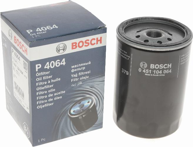 BOSCH 0 451 104 064 - Oil Filter autospares.lv