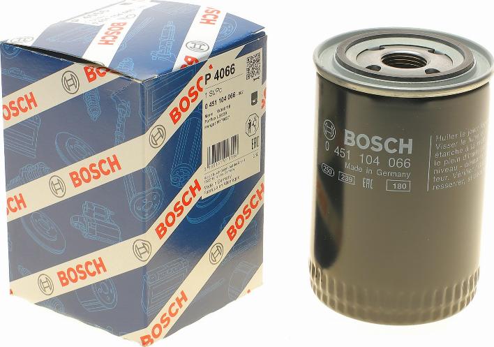 BOSCH 0 451 104 066 - Oil Filter autospares.lv