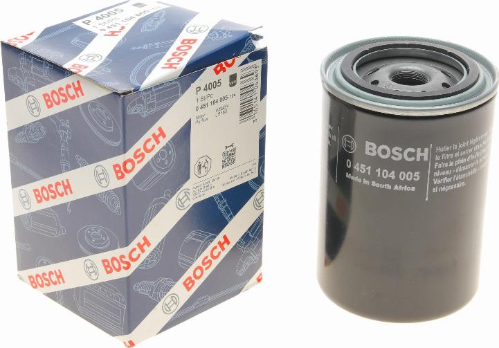 BOSCH 0 451 104 005 - Oil Filter autospares.lv