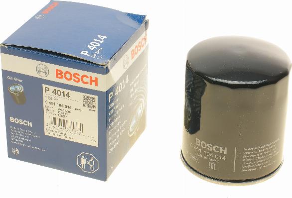 BOSCH 0 451 104 014 - Oil Filter autospares.lv