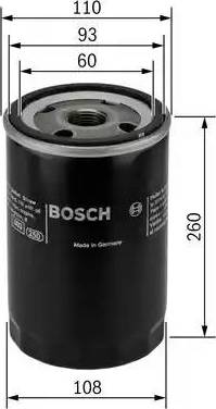 BOSCH 0 451 104 018 - Oil Filter autospares.lv