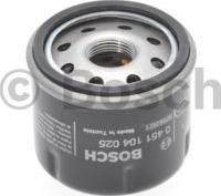 BOSCH 0 451 104 025 - Oil Filter autospares.lv