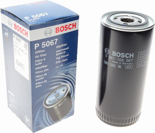 BOSCH 0 451 105 067 - Oil Filter autospares.lv