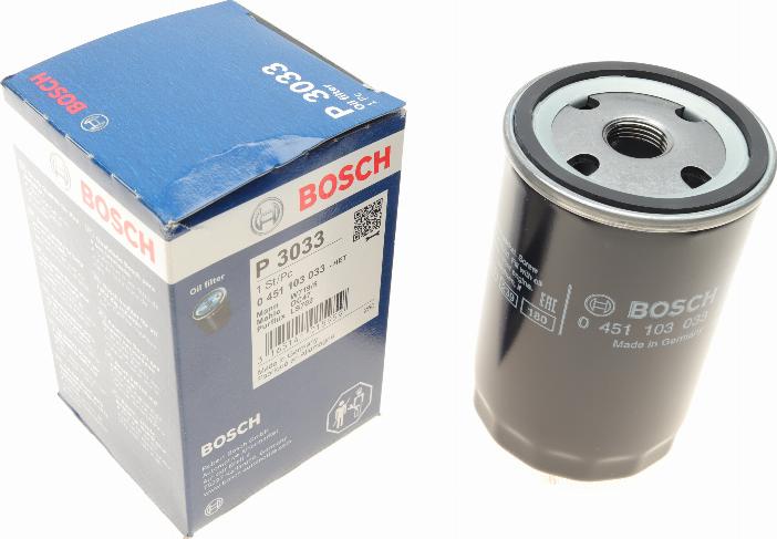 BOSCH 0 451 103 033 - Oil Filter autospares.lv