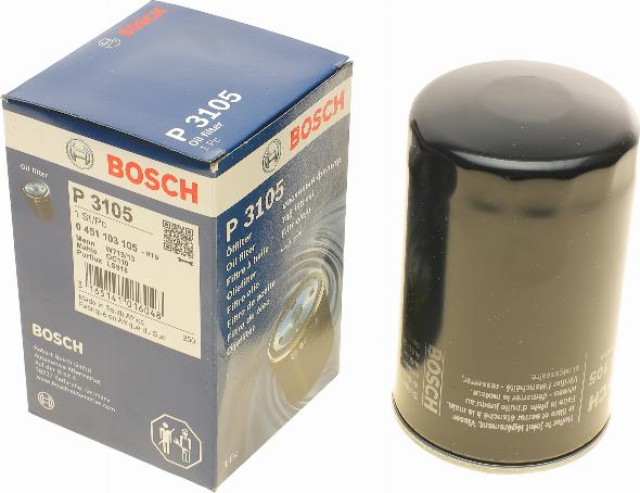 BOSCH 0 451 103 105 - Oil Filter autospares.lv