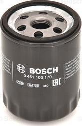 BOSCH 0 451 103 170 - Oil Filter autospares.lv