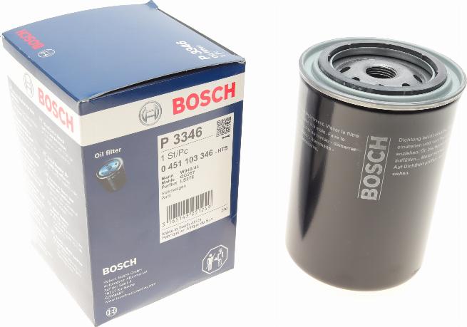 BOSCH 0 451 103 346 - Oil Filter autospares.lv