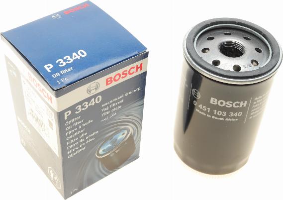 BOSCH 0 451 103 340 - Oil Filter autospares.lv