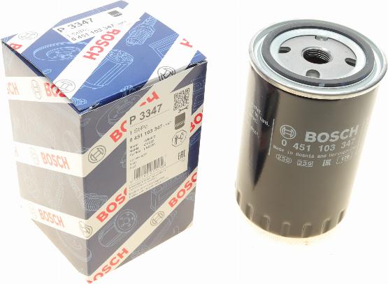 BOSCH 0 451 103 347 - Oil Filter autospares.lv