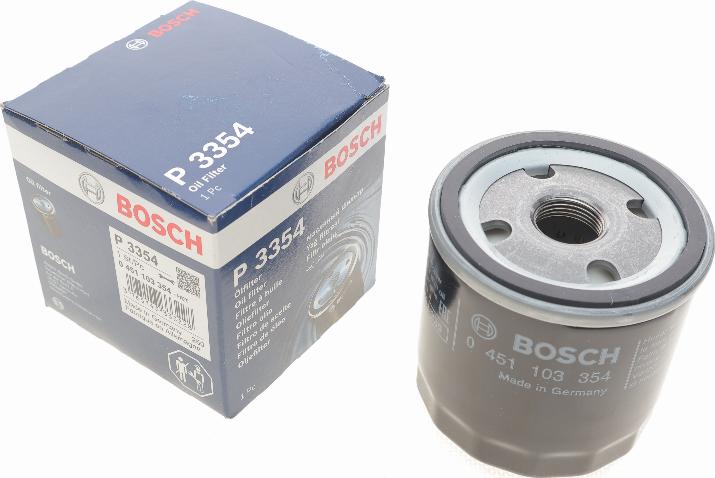 BOSCH 0 451 103 354 - Oil Filter autospares.lv