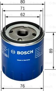 BOSCH 0 451 103 355 - Oil Filter autospares.lv