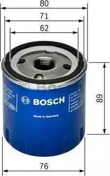 BOSCH 0 451 103 303 - Oil Filter autospares.lv