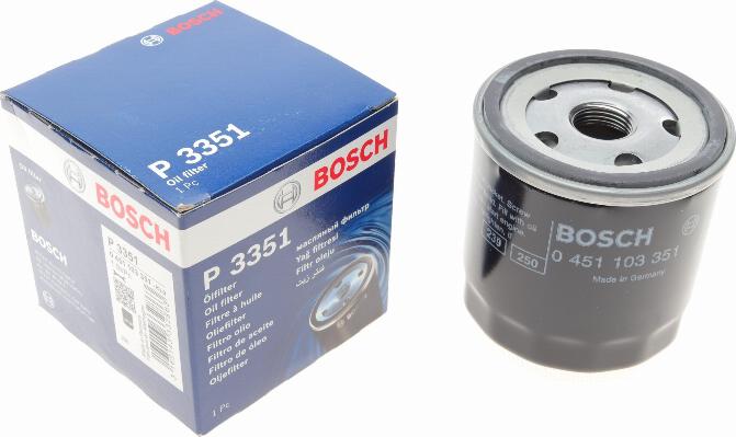 BOSCH 0 451 103 351 - Oil Filter autospares.lv