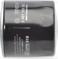 BOSCH 0 451 103 365 - Oil Filter autospares.lv