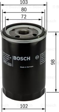 BOSCH 0 451 103 365 - Oil Filter autospares.lv