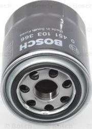 BOSCH 0 451 103 366 - Oil Filter autospares.lv