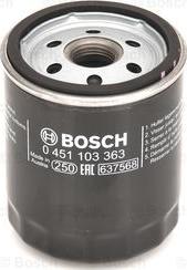 BOSCH 0 451 103 363 - Oil Filter autospares.lv