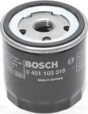 BOSCH 0 451 103 318 - Oil Filter autospares.lv