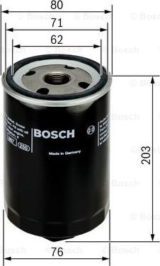 BOSCH 0 451 103 338 - Oil Filter autospares.lv