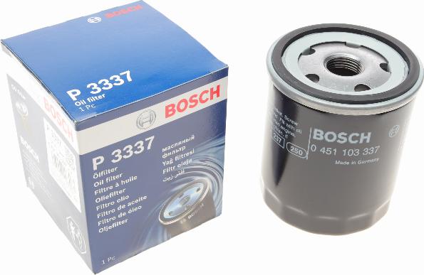 BOSCH 0 451 103 337 - Oil Filter autospares.lv