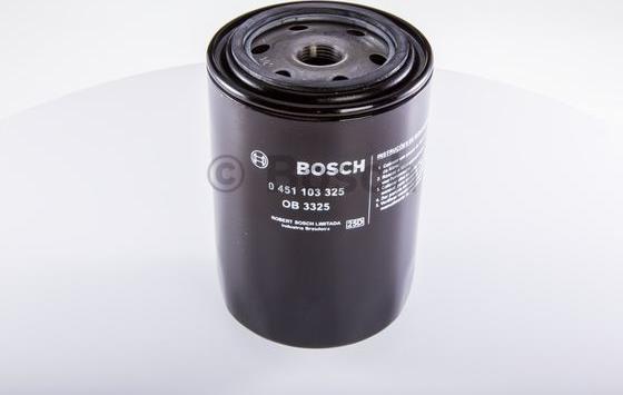 BOSCH 0 451 103 325 - Oil Filter autospares.lv