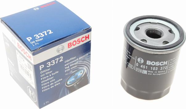 BOSCH 0 451 103 372 - Oil Filter autospares.lv