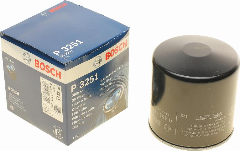 BOSCH 0 451 103 251 - Oil Filter autospares.lv