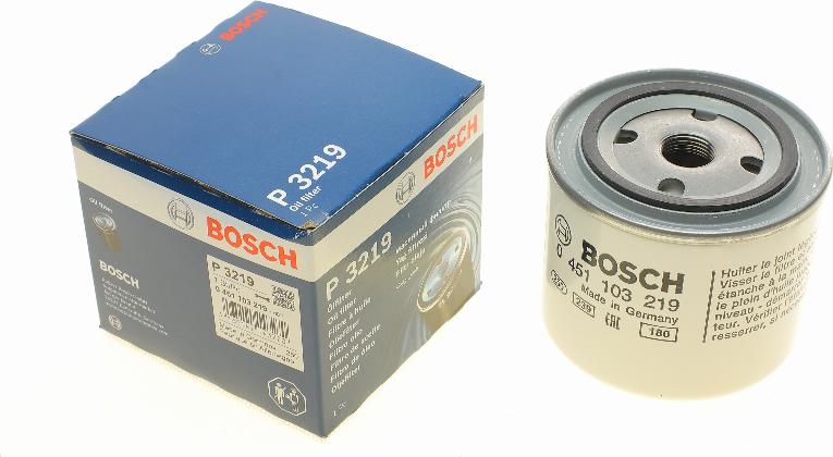 BOSCH 0 451 103 219 - Oil Filter autospares.lv