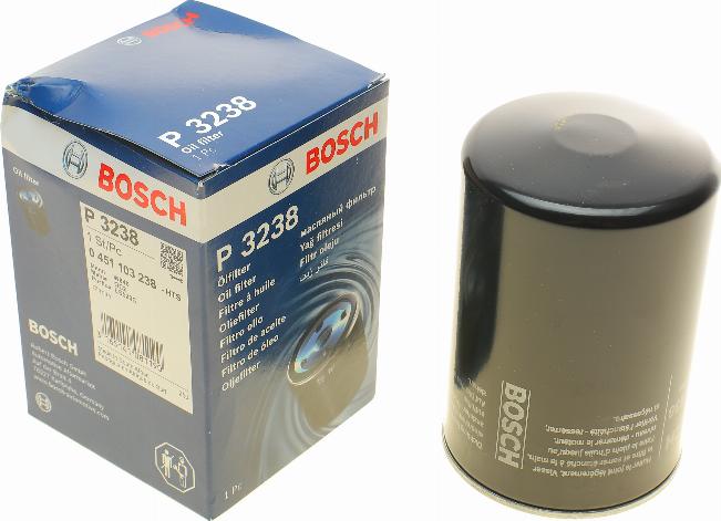 BOSCH 0 451 103 238 - Oil Filter autospares.lv