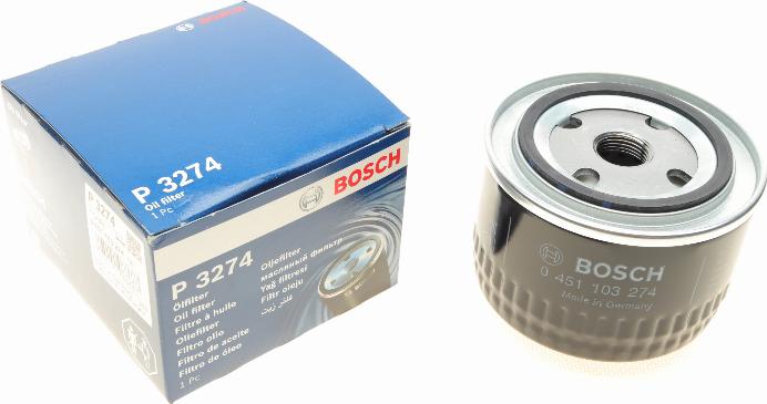 BOSCH 0 451 103 274 - Oil Filter autospares.lv