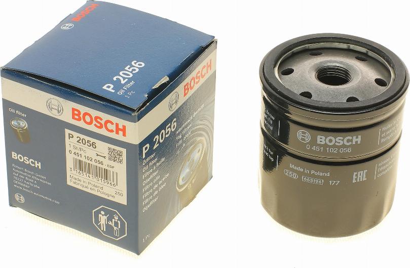BOSCH 0 451 102 056 - Oil Filter autospares.lv