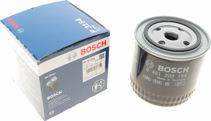 BOSCH 0 451 203 154 - Oil Filter autospares.lv