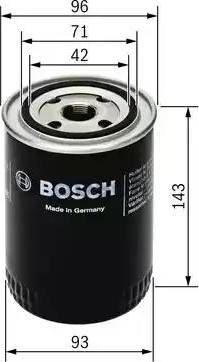 BOSCH 0 451 203 236 - Oil Filter autospares.lv