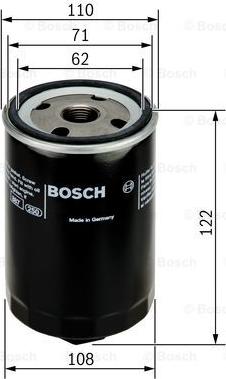 BOSCH 0 451 203 223 - Oil Filter autospares.lv